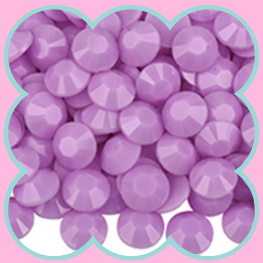 MACAROON MIDDLE PURPLE RHINESTONES