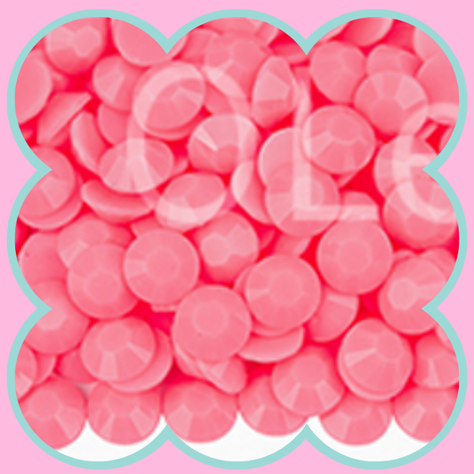 MACAROON PINK RHINESTONES