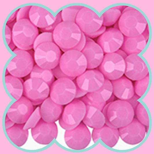 MACAROON ROSE RHINESTONES