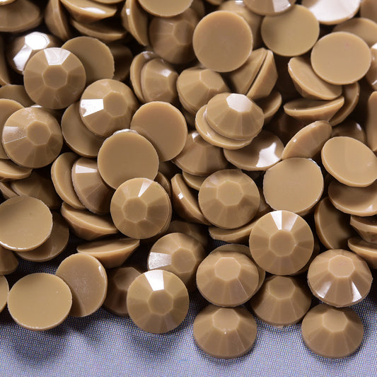 Solid Tan Rhinestones