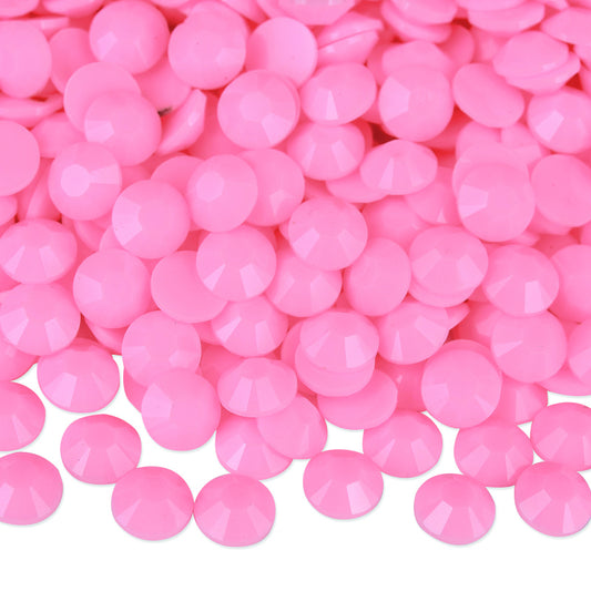 Solid Light Pink Rhinestones