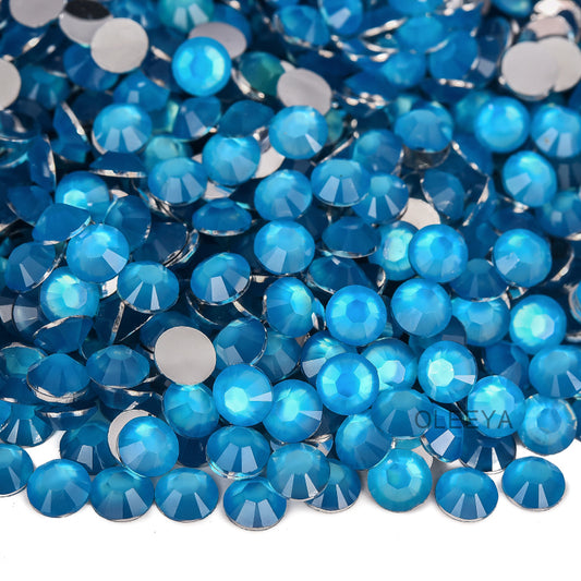 Neon Blue Rhinestones