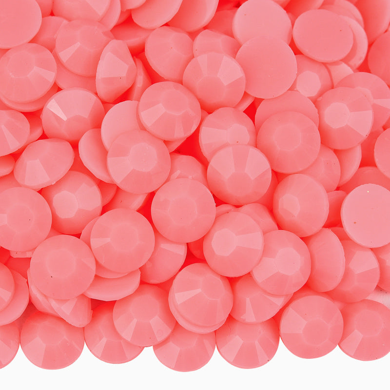 Macaroon Pink Rhinestones