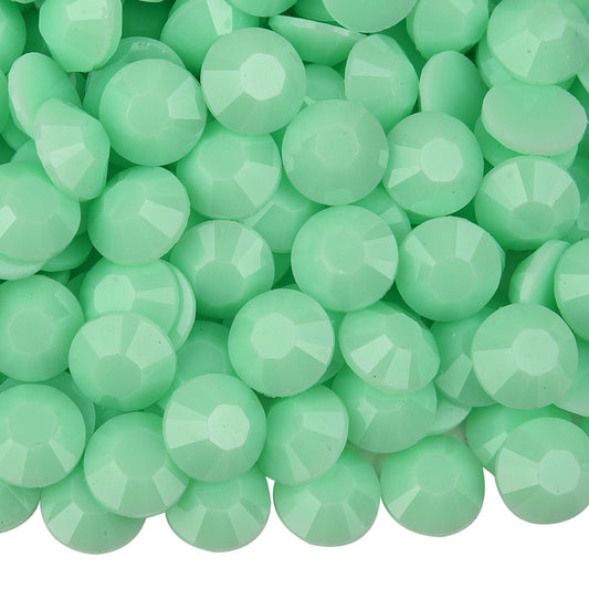 Macaroon Mint Green Rhinestones