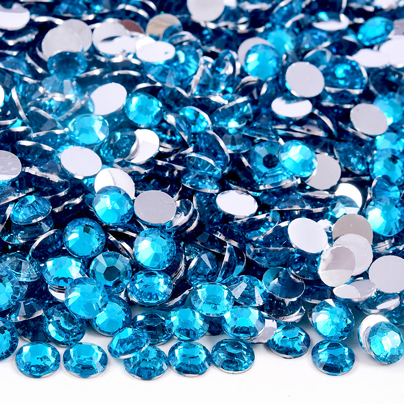 Capri Blue Rhinestones