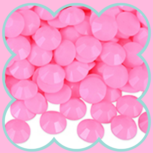 SOLID LT PINK RHINESTONES