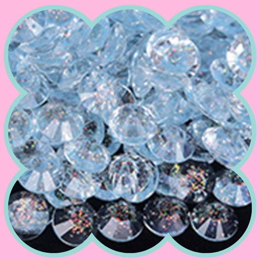 STARRY AQUAMARINE RHINESTONES