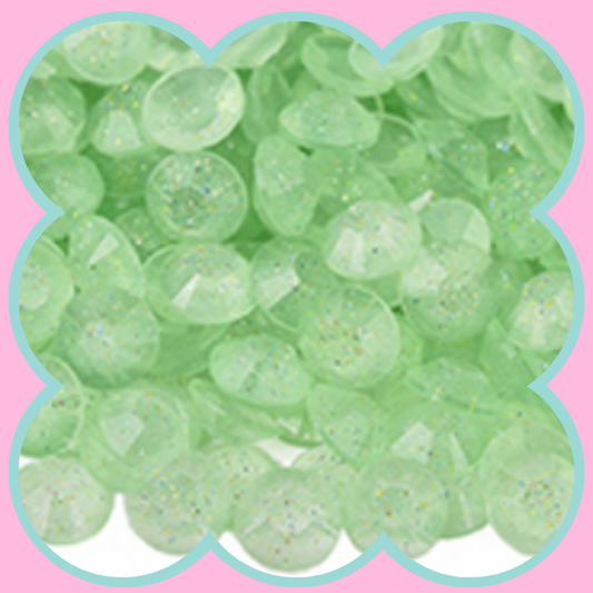 STARRY PERIDOT LUMINOUS RHINESTONES