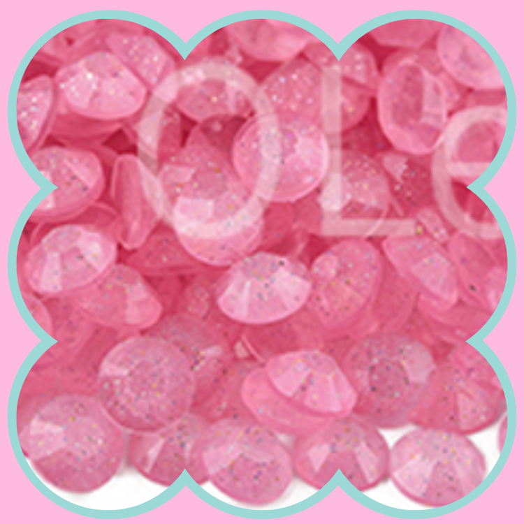 STARRY PINK LUMINOUS RHINESTONES